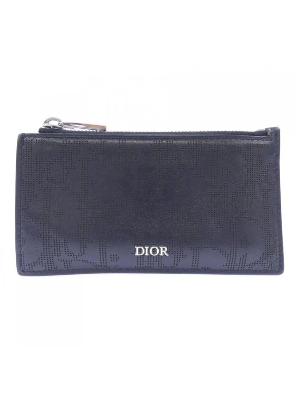 Dior Card Case Card Holders Black